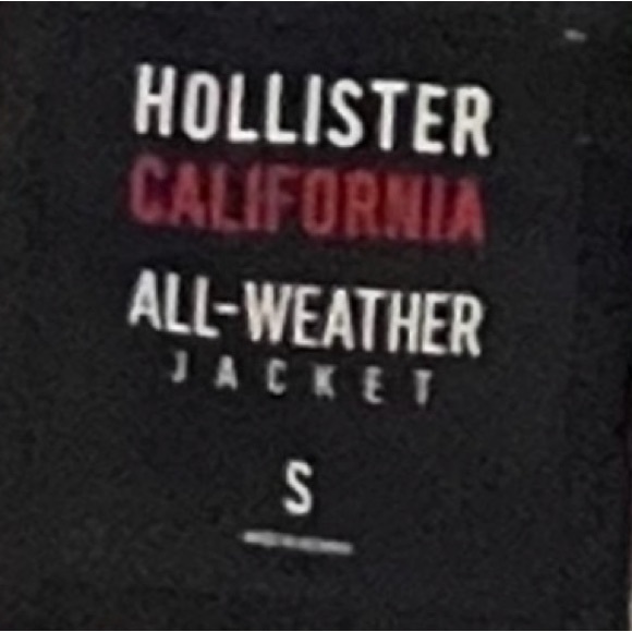 Hollister California ALL-WEATHER Blue Hooded Bomber Jacket. Size S - Picture 4 of 6